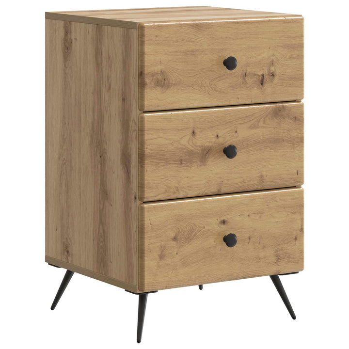 Natskab med skuffe Artisan-eg 43 x 41 x 66,5 cm Konstrueret træ