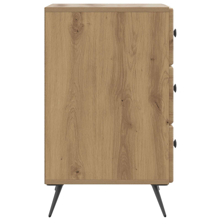 Natskab med skuffe Artisan-eg 43 x 41 x 66,5 cm Konstrueret træ