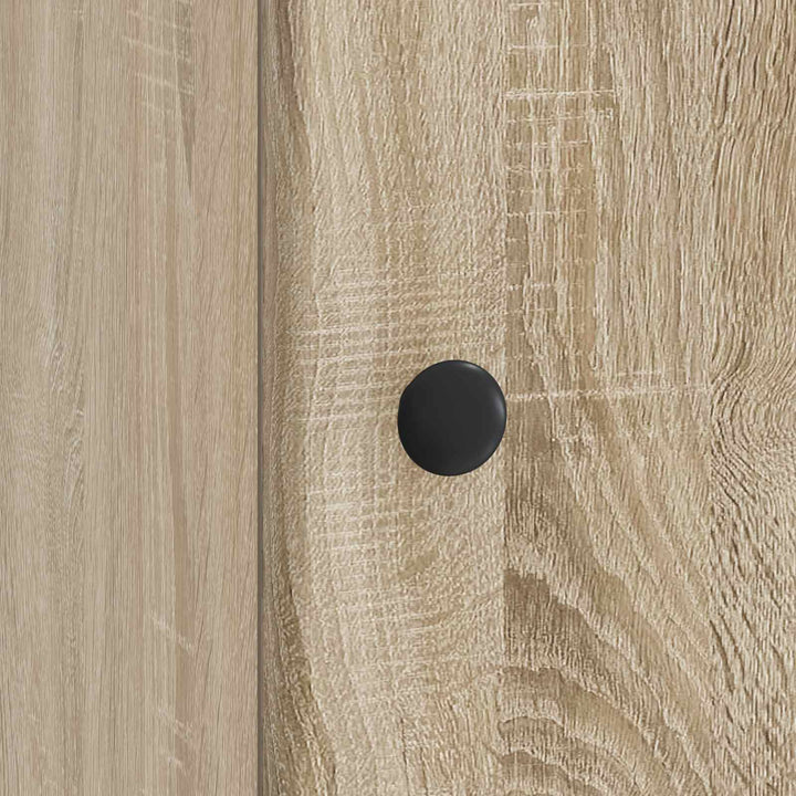 Natskab 2 pcs Sonoma-eg 43 x 34,5 x 50 cm Konstrueret træ