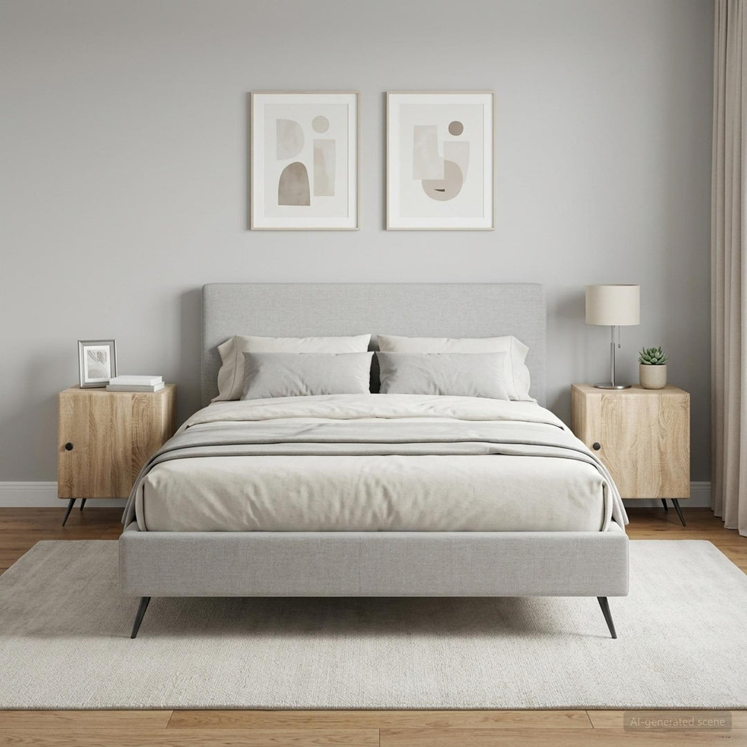 Natskab 2 pcs Sonoma-eg 43 x 34,5 x 50 cm Konstrueret træ