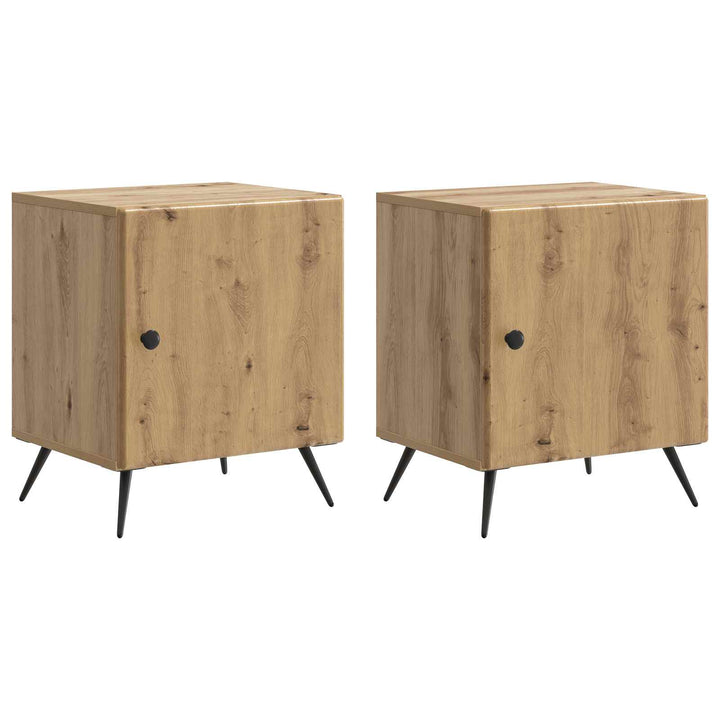 Natskab 2 pcs Artisan-eg 43 x 34,5 x 50 cm Konstrueret træ