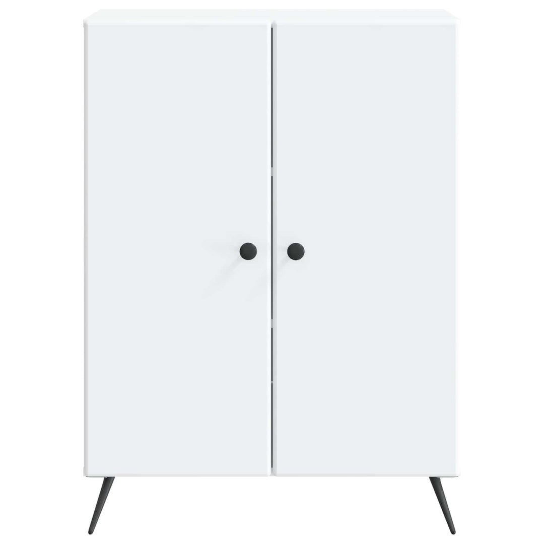 Sideboard Hvid 66 x 34,5 x 90 cm Konstrueret træ
