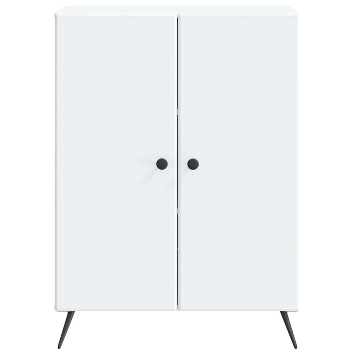 Sideboard Hvid 66 x 34,5 x 90 cm Konstrueret træ