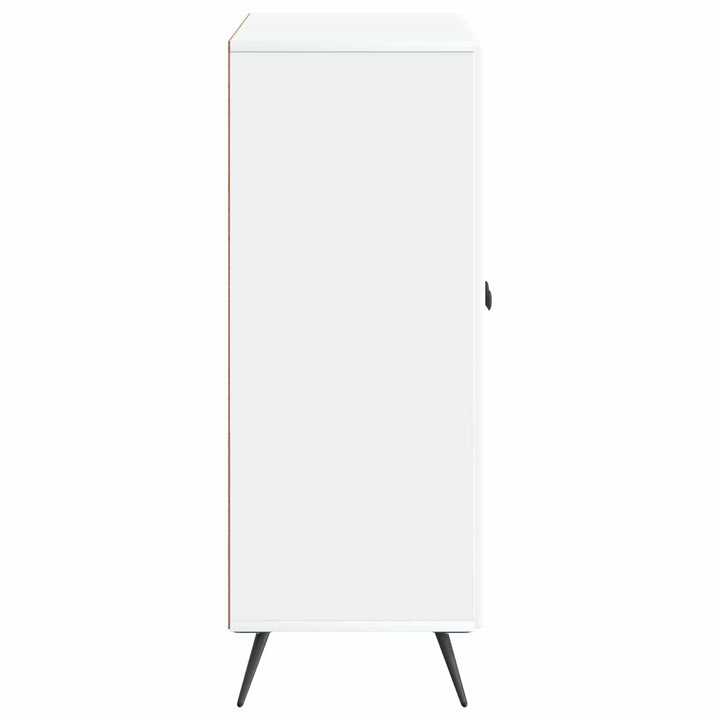 Sideboard Hvid 66 x 34,5 x 90 cm Konstrueret træ