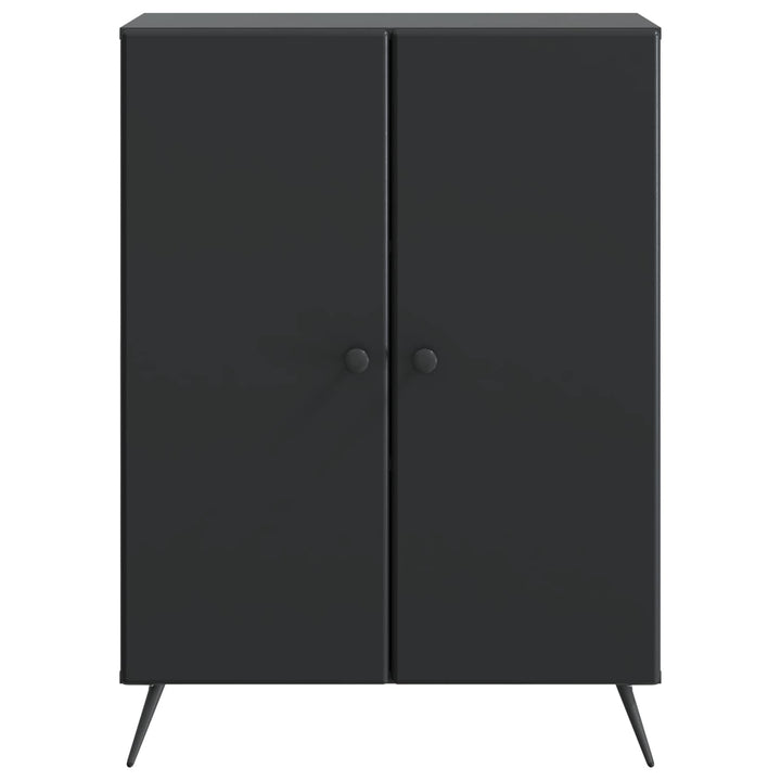 Sideboard Sort 66 x 34,5 x 90 cm Konstrueret træ
