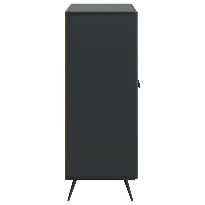 Sideboard Sort 66 x 34,5 x 90 cm Konstrueret træ