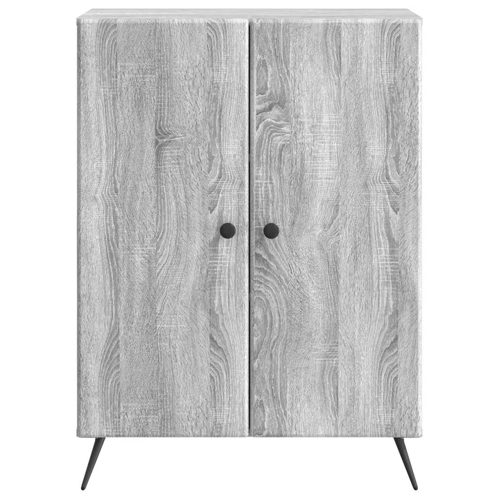 Sideboard Grå sonoma-eg 66 x 34,5 x 90 cm Konstrueret træ