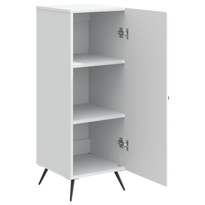 Sideboard Hvid 33 x 34,5 x 90 cm Konstrueret træ