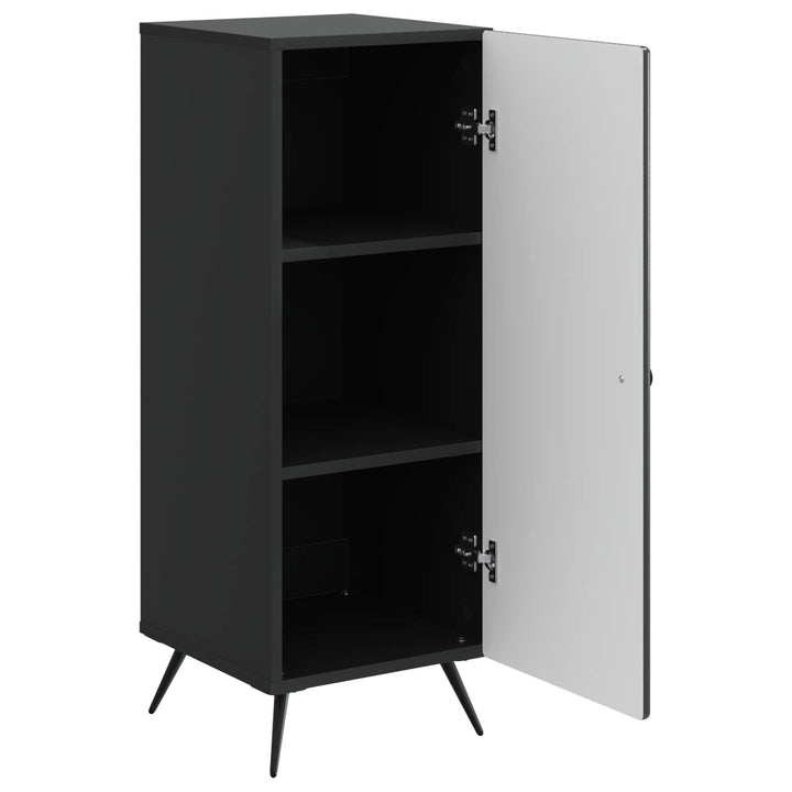 Sideboard Sort 33 x 34,5 x 90 cm Konstrueret træ