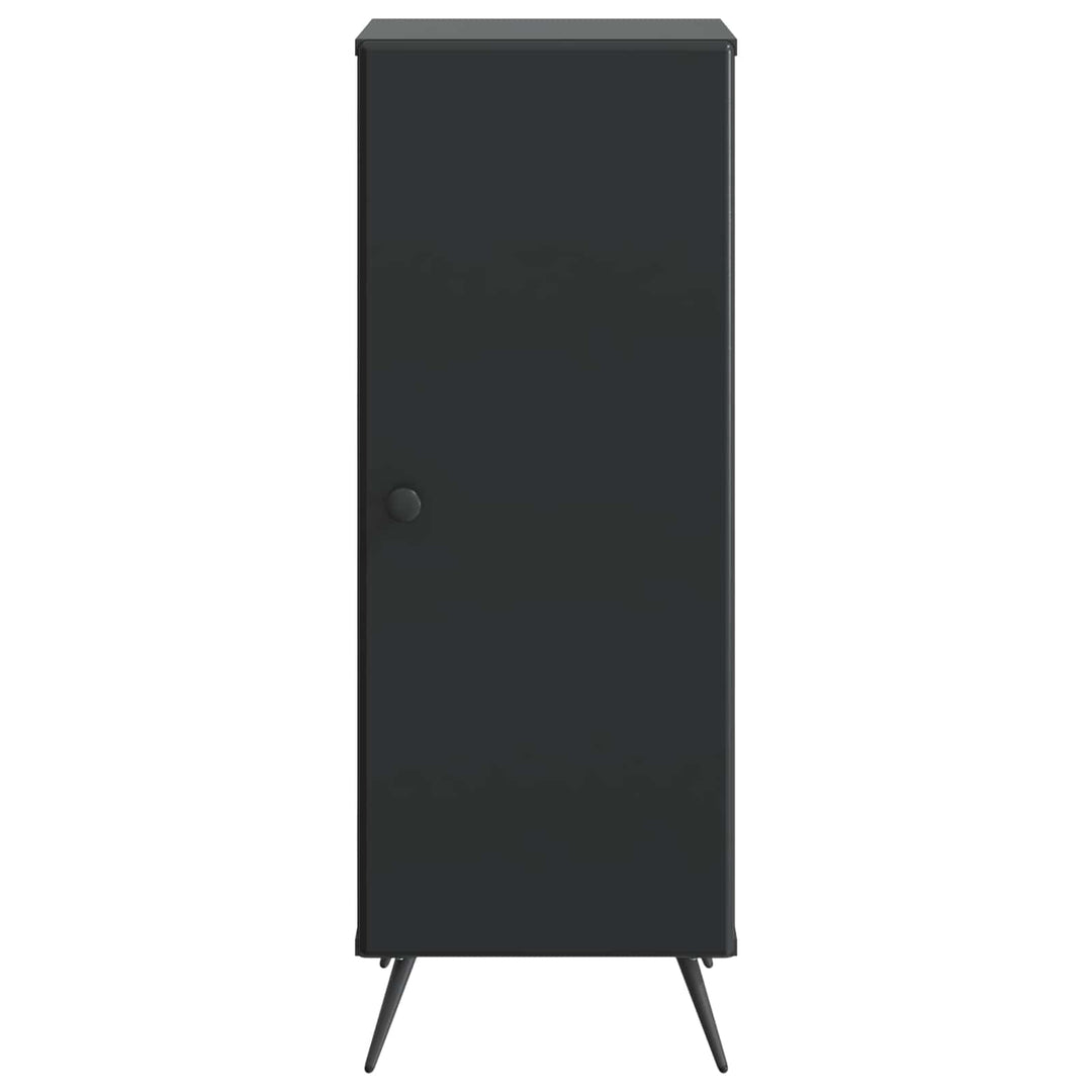 Sideboard Sort 33 x 34,5 x 90 cm Konstrueret træ