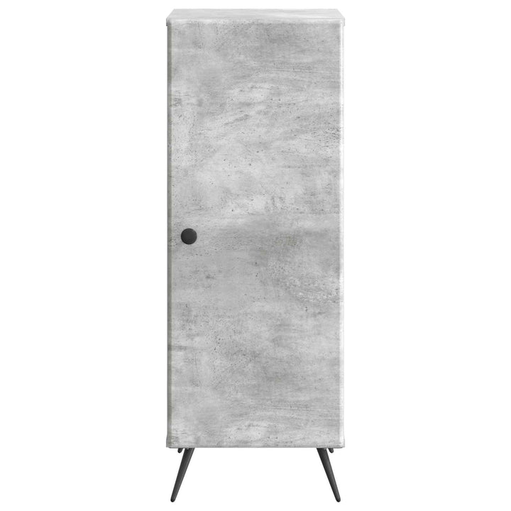 Sideboard Betongrå 33 x 34,5 x 90 cm Konstrueret træ