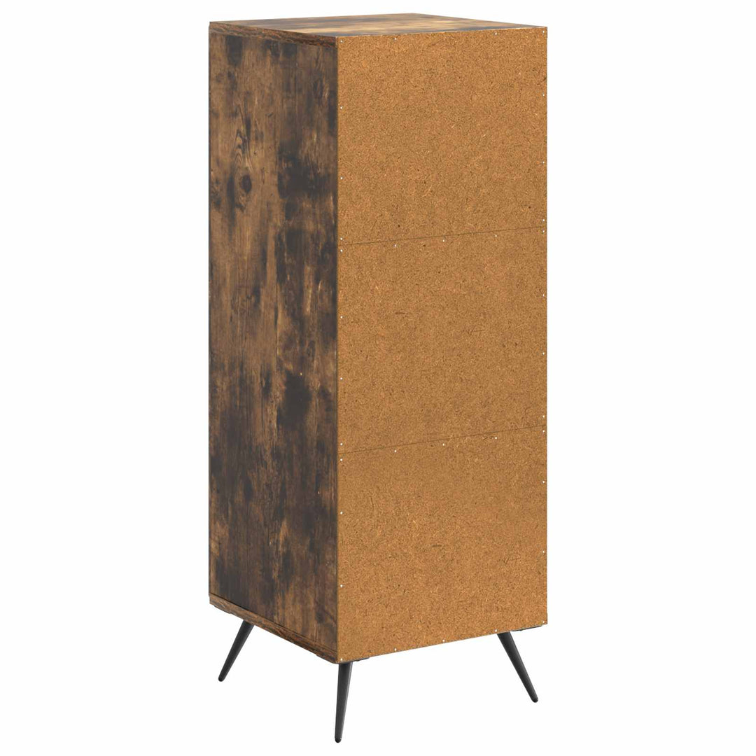 Sideboard Røget eg 33 x 34,5 x 90 cm Konstrueret træ
