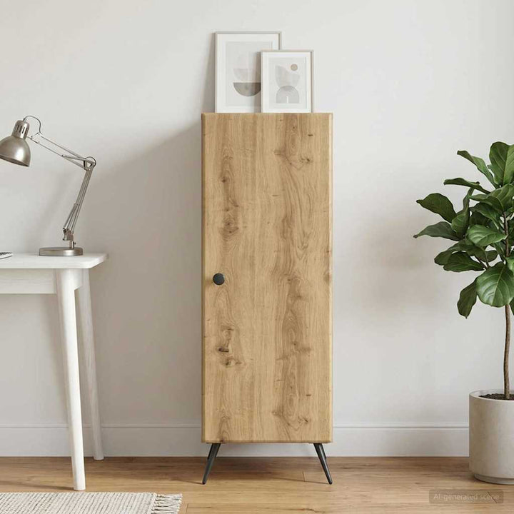 Sideboard Artisan-eg 33 x 34,5 x 90 cm Konstrueret træ