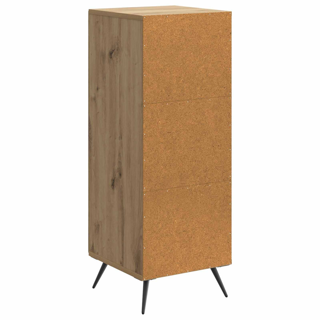 Sideboard Artisan-eg 33 x 34,5 x 90 cm Konstrueret træ