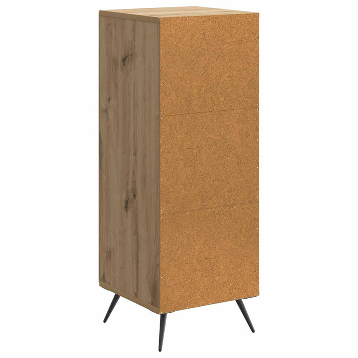 Sideboard Artisan-eg 33 x 34,5 x 90 cm Konstrueret træ