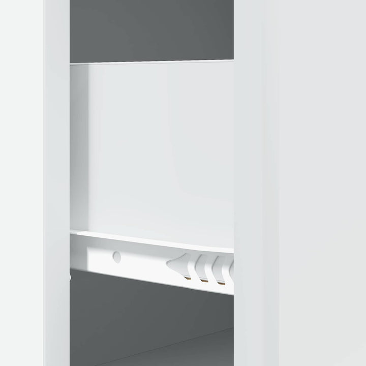 Skuffeskab Hvid 66 x 34,5 x 90 cm Konstrueret træ