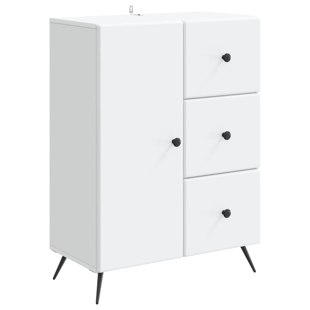 Sideboard Hvid 66 x 34,5 x 90 cm Konstrueret træ