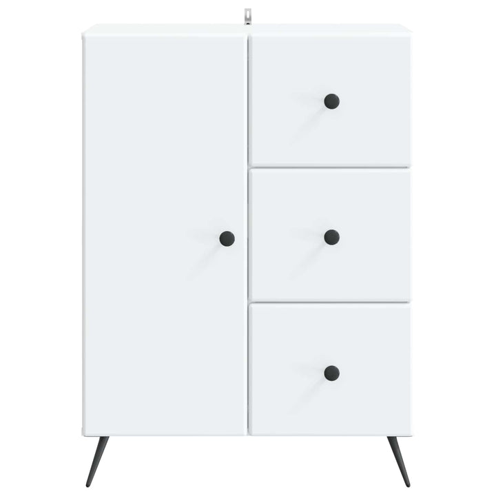 Sideboard Hvid 66 x 34,5 x 90 cm Konstrueret træ