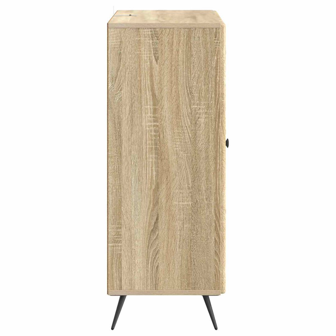 Sideboard Sonoma-eg 66 x 34,5 x 90 cm Konstrueret træ