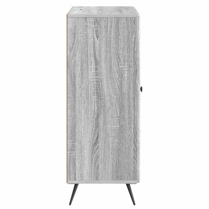 Sideboard Grå sonoma-eg 66 x 34,5 x 90 cm Konstrueret træ