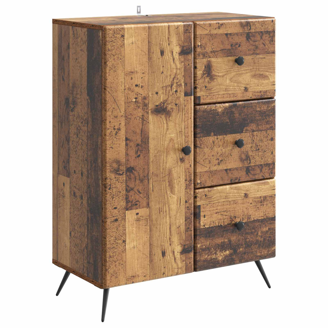 Sideboard Gammelt træ 66 x 34,5 x 90 cm Konstrueret træ