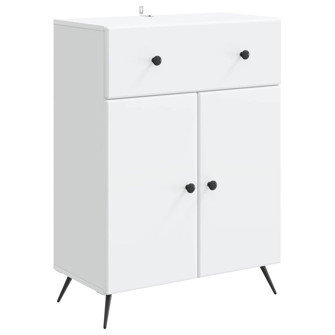 Sideboard Hvid 66 x 34,5 x 90 cm Konstrueret træ