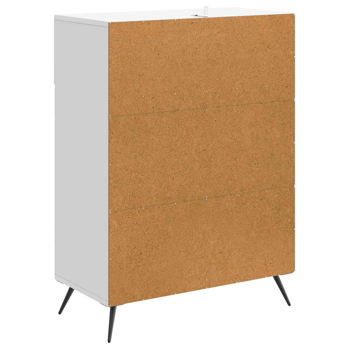 Sideboard Hvid 66 x 34,5 x 90 cm Konstrueret træ
