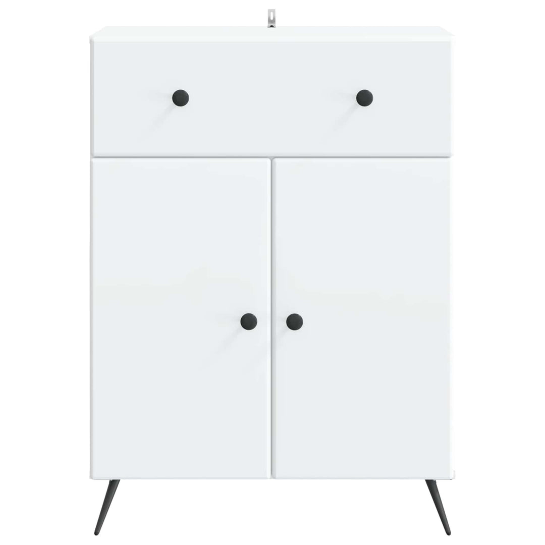 Sideboard Hvid 66 x 34,5 x 90 cm Konstrueret træ