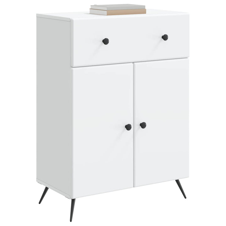 Sideboard Hvid 66 x 34,5 x 90 cm Konstrueret træ