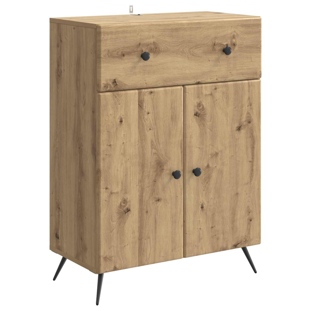 Sideboard Artisan-eg 66 x 34,5 x 90 cm Konstrueret træ
