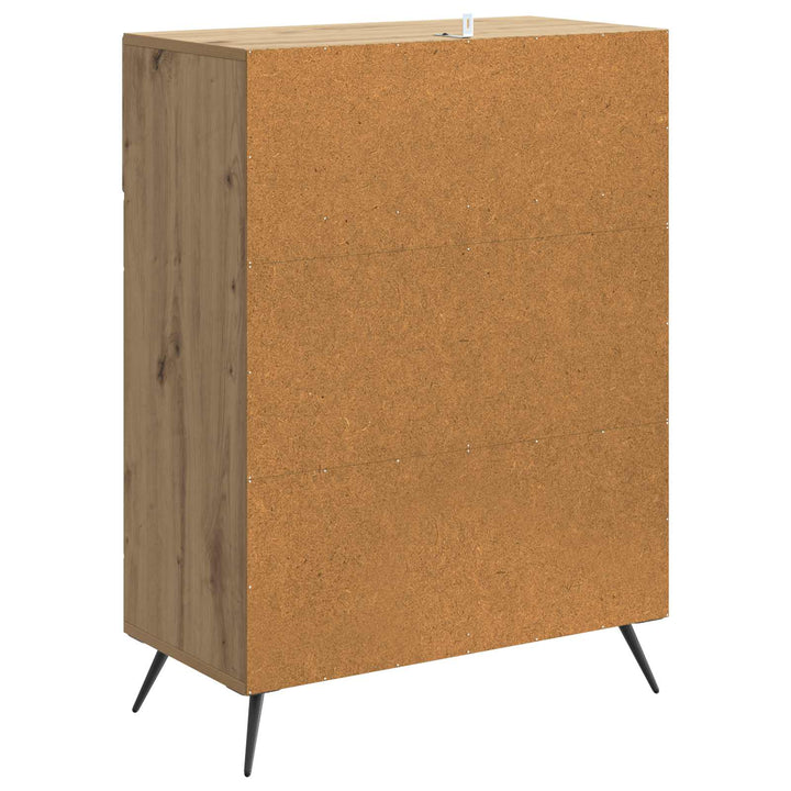 Sideboard Artisan-eg 66 x 34,5 x 90 cm Konstrueret træ