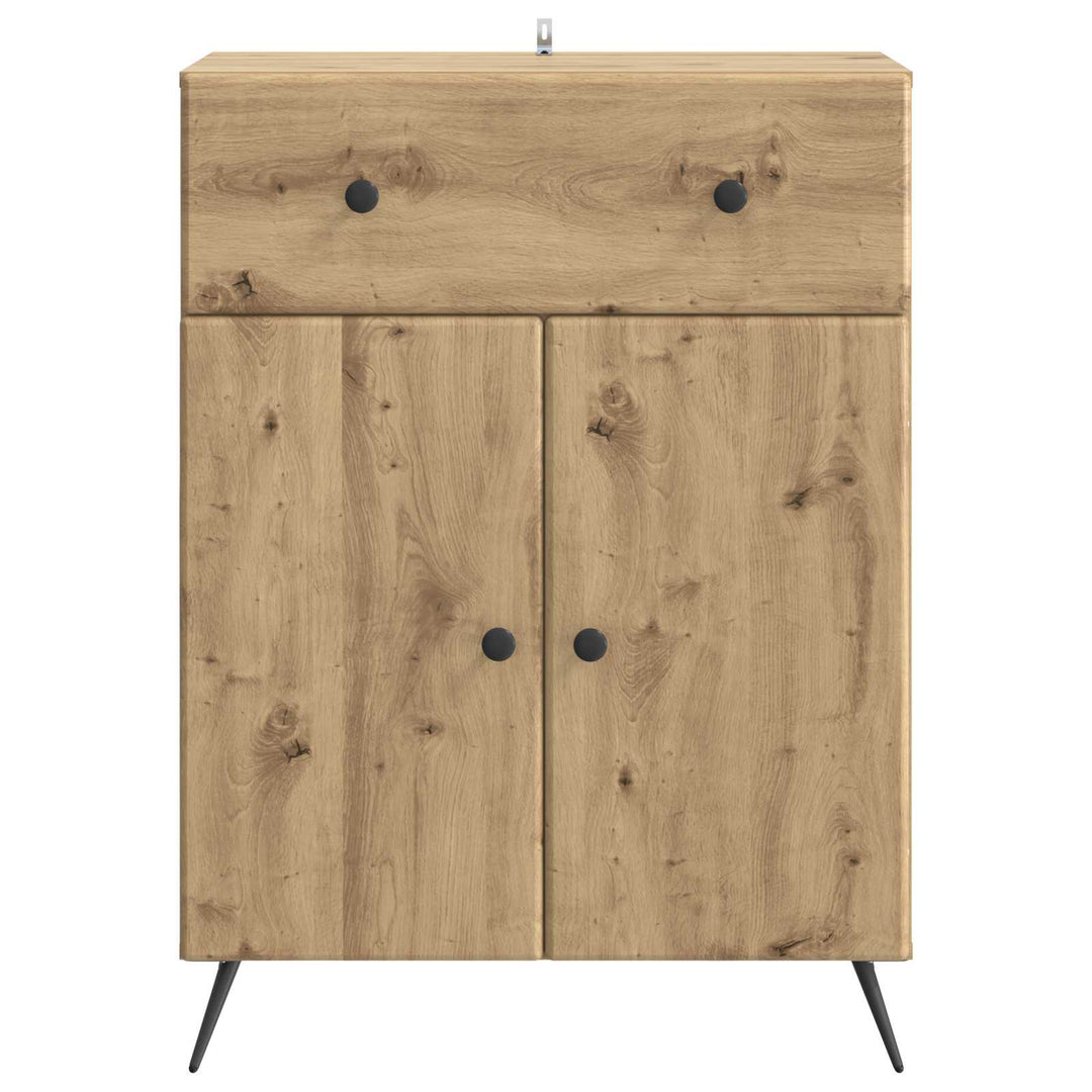 Sideboard Artisan-eg 66 x 34,5 x 90 cm Konstrueret træ