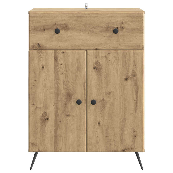 Sideboard Artisan-eg 66 x 34,5 x 90 cm Konstrueret træ