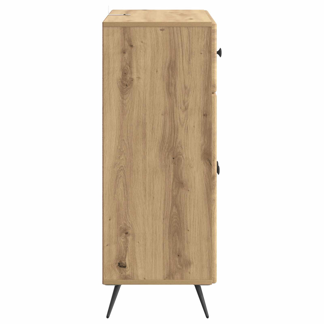 Sideboard Artisan-eg 66 x 34,5 x 90 cm Konstrueret træ