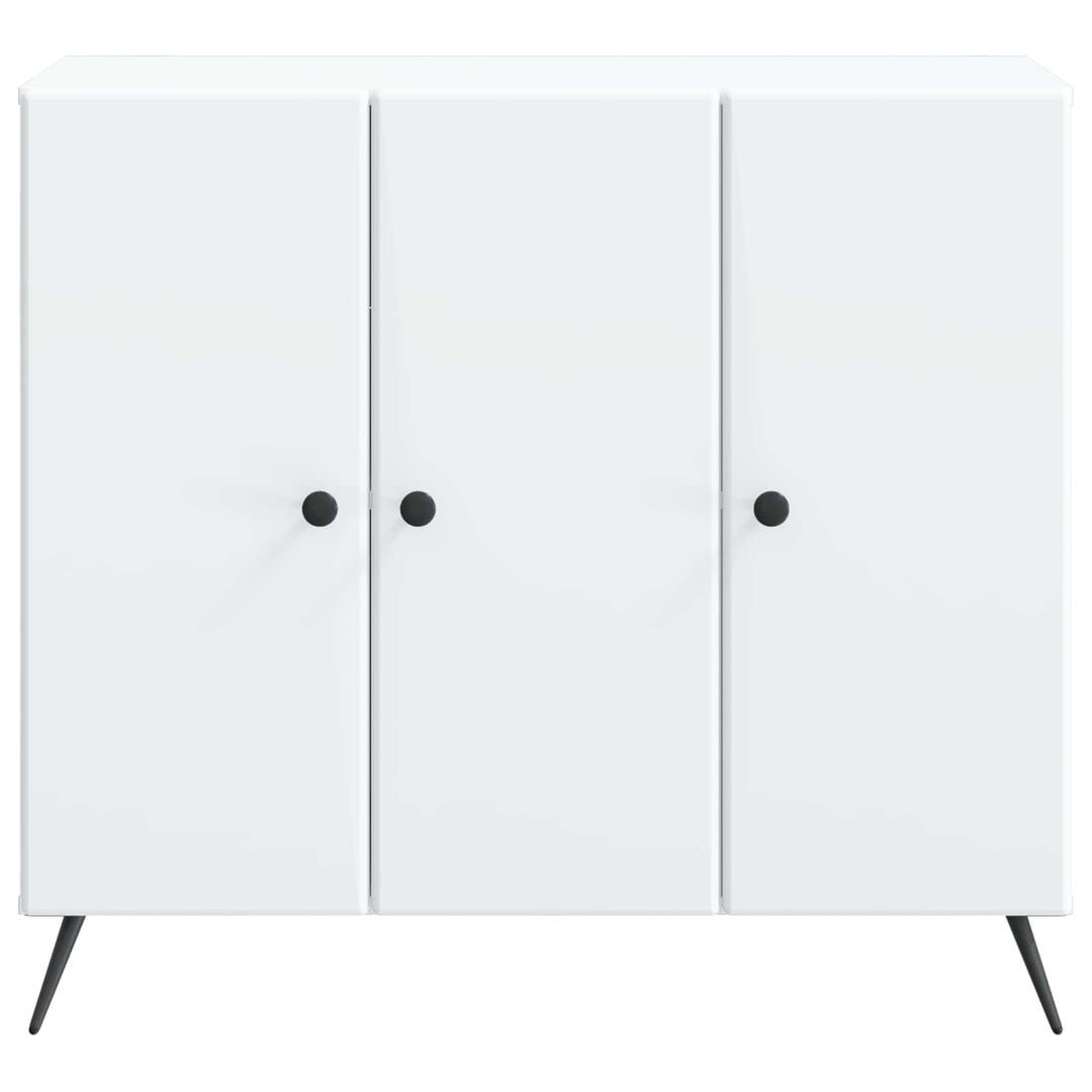 Sideboard Hvid 89 x 34,5 x 80 cm Konstrueret træ