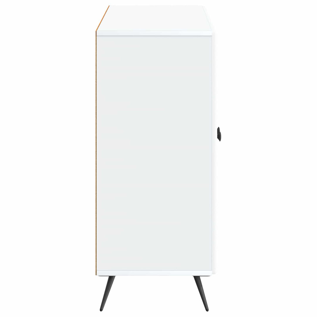 Sideboard Hvid 89 x 34,5 x 80 cm Konstrueret træ