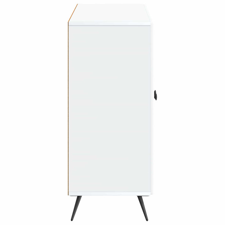 Sideboard Hvid 89 x 34,5 x 80 cm Konstrueret træ