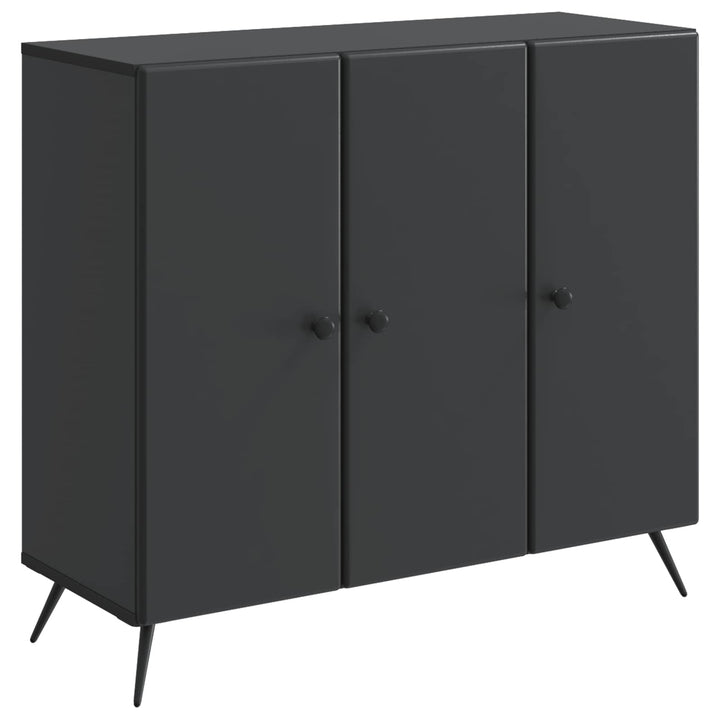 Sideboard Sort 89 x 34,5 x 80 cm Konstrueret træ
