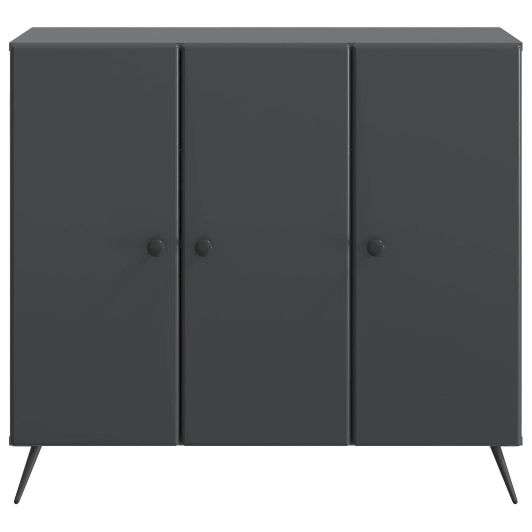 Sideboard Sort 89 x 34,5 x 80 cm Konstrueret træ