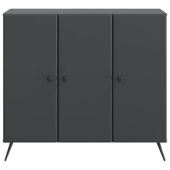 Sideboard Sort 89 x 34,5 x 80 cm Konstrueret træ