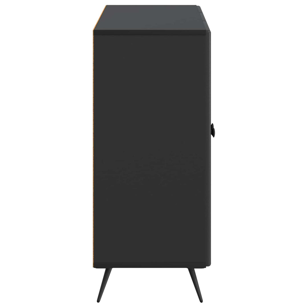 Sideboard Sort 89 x 34,5 x 80 cm Konstrueret træ