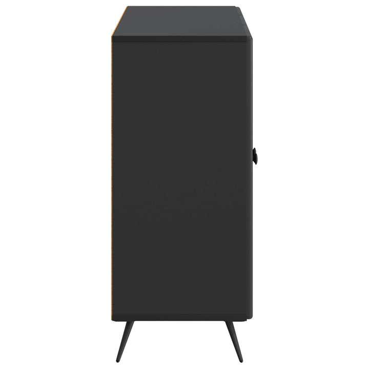 Sideboard Sort 89 x 34,5 x 80 cm Konstrueret træ