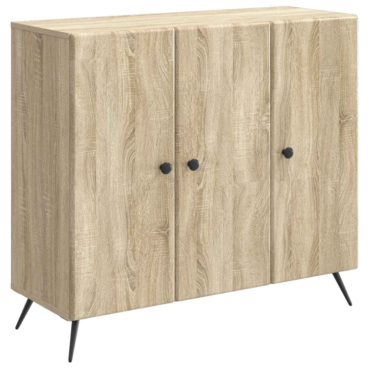 Sideboard Sonoma-eg 89 x 34,5 x 80 cm Konstrueret træ