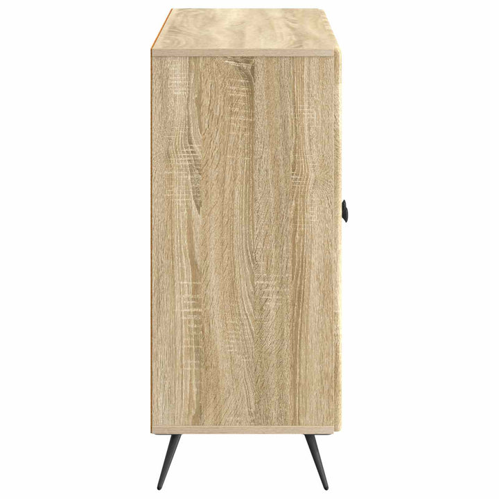 Sideboard Sonoma-eg 89 x 34,5 x 80 cm Konstrueret træ