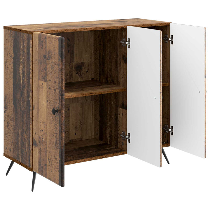 Sideboard Gammelt træ 89 x 34,5 x 80 cm Konstrueret træ