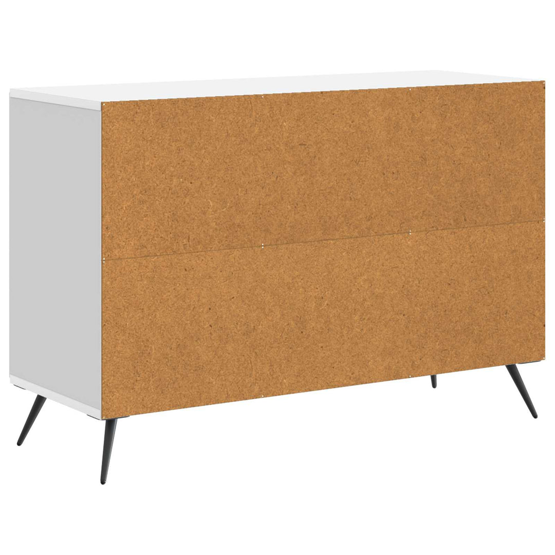 Sideboard Hvid 89 x 34,5 x 60 cm Konstrueret træ