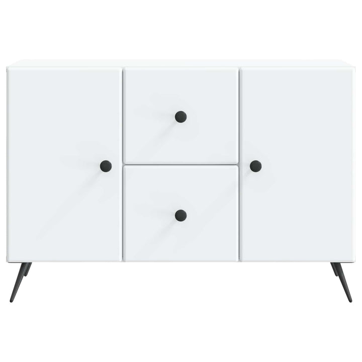Sideboard Hvid 89 x 34,5 x 60 cm Konstrueret træ