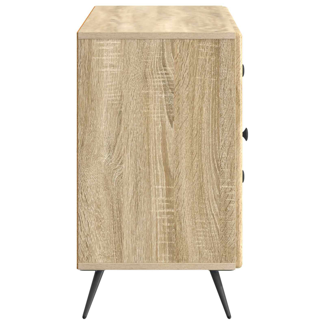 Sideboard Sonoma-eg 89 x 34,5 x 60 cm Konstrueret træ