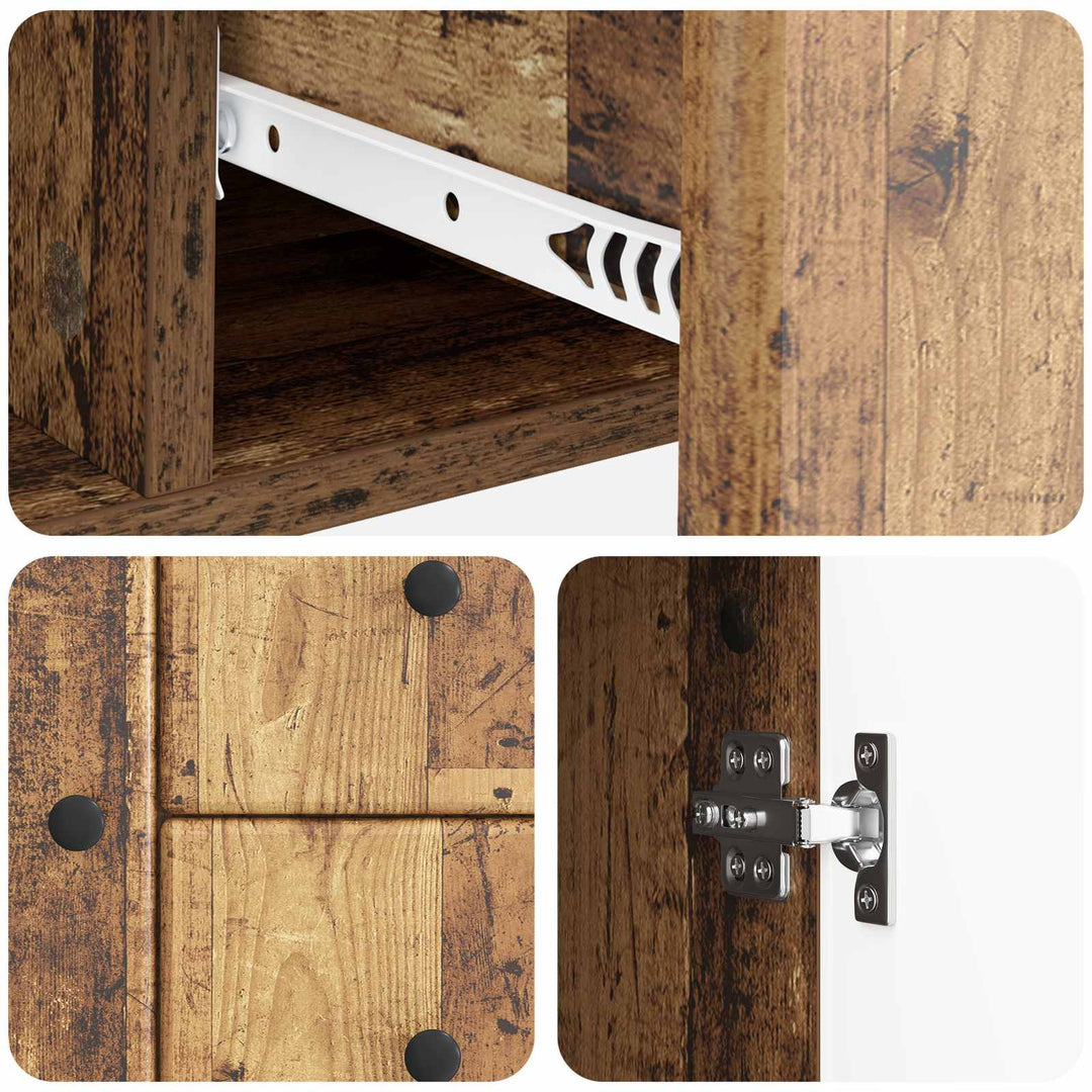 Sideboard Gammelt træ 89 x 34,5 x 60 cm Konstrueret træ