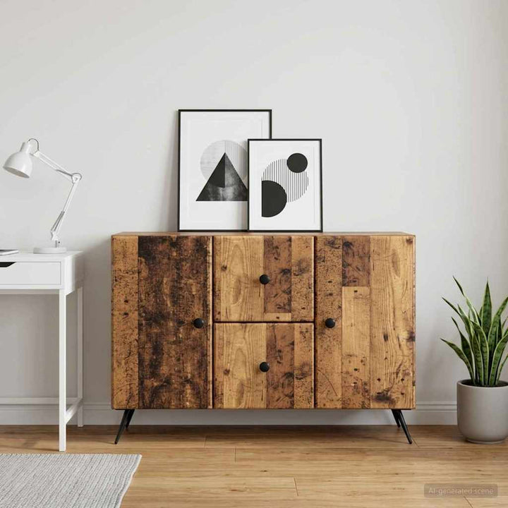 Sideboard Gammelt træ 89 x 34,5 x 60 cm Konstrueret træ
